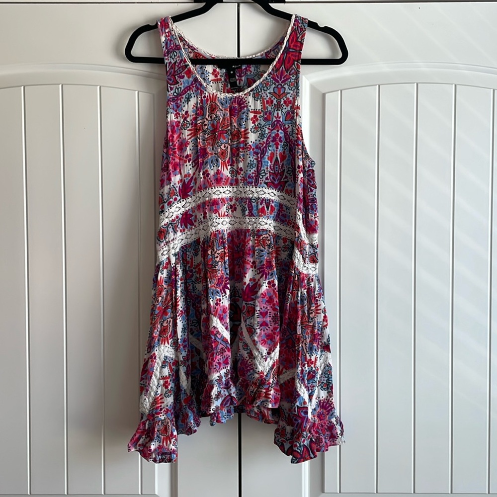 AQUA Summer Cover Up Dress - S
